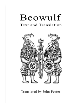 Book cover for Beowulf. Text and Translation
